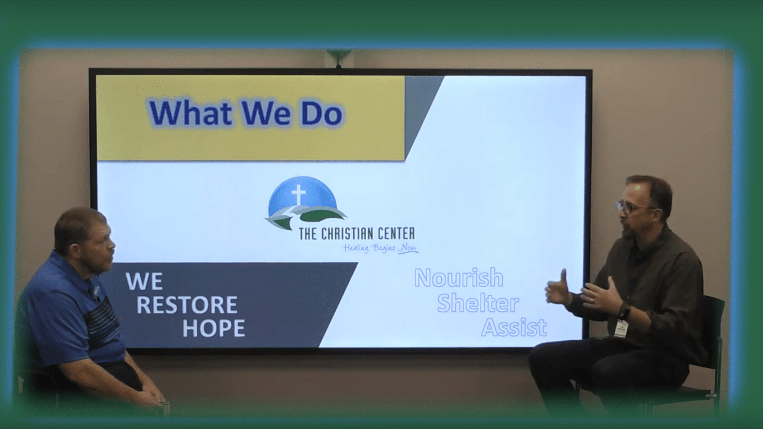 Interview with the Christian Center